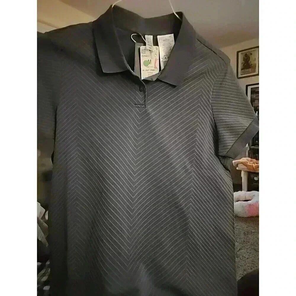 adidas women Ultimate365 Tour Polo Premarket Preloved Ink Sz M NWT CR6 - Picture 1 of 11